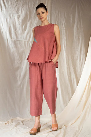 Eco Angles- Khadi Applique Co-Ord Set