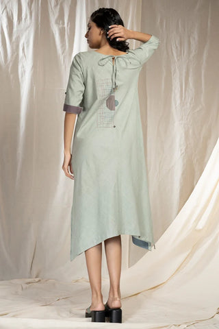 Artisan made Slim Fit Khadi Fabric Dress