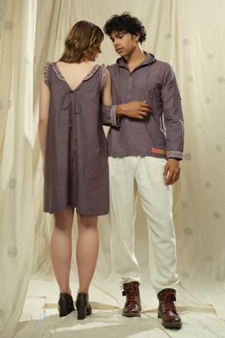 Matching Duos - Hand-Woven Hand-Spun Organic Matching Duo Outfits For His And Her