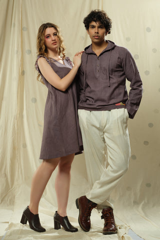 Matching Duos - Hand-Woven Hand-Spun Organic Matching Duo Outfits For His And Her