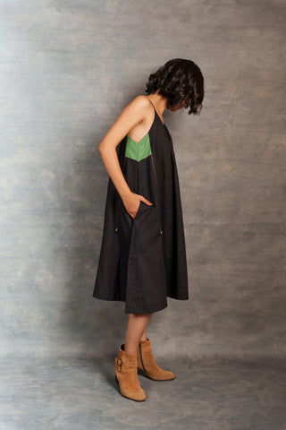 Sustainable Women Khadi Dress with Hand Embroidery – Ethically Crafted
