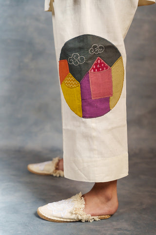 House on hill – limited edition handcrafted khadi co-ord set - free size