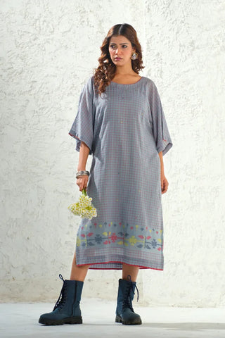 Jamdani - Artisanal Daman Kimono Dress