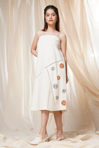 Timeless Checks - Polka Applique Dress