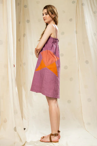 Starry Elegance- Eco-Luxury Big Star Dress