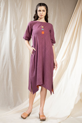 Hand Woven - Hand Spun Organic Khadi Reversible Dress