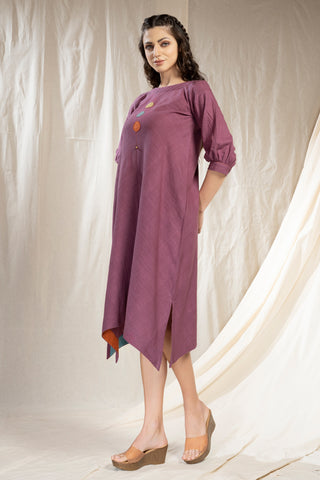 Hand Woven - Hand Spun Organic Khadi Reversible Dress