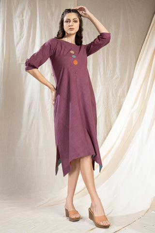 Hand Woven - Hand Spun Organic Khadi Reversible Dress