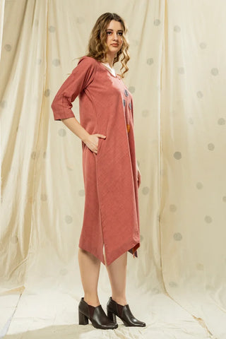 Polka Pops-High-Low Hand Applique Dress