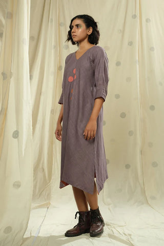 Polka Pops-High-Low Hand Applique Dress