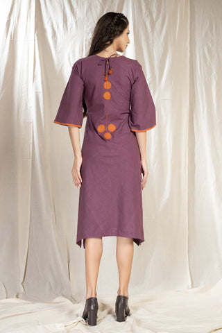 PinTuck Perfection- Purple Affair Niche Dress