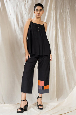 Patch Party-Black Spaghetti Co-Ord Set