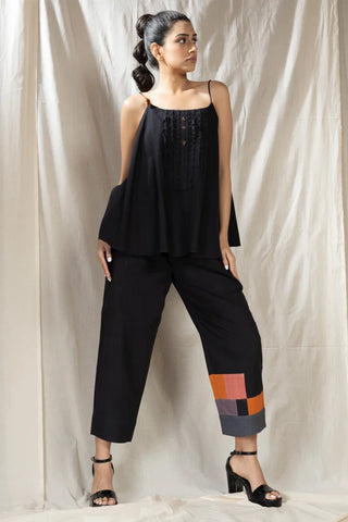 Patch Party-Black Spaghetti Co-Ord Set