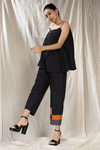 Patch Party-Black Spaghetti Co-Ord Set