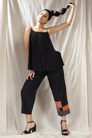 Patch Party-Black Spaghetti Co-Ord Set