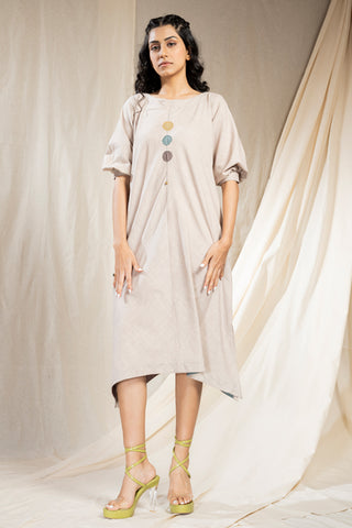 Hand Woven - Hand Spun Organic Khadi Reversible Dress