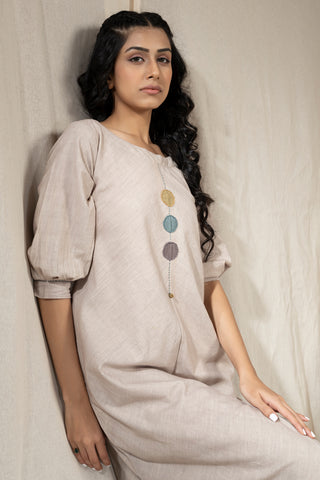 Hand Woven - Hand Spun Organic Khadi Reversible Dress