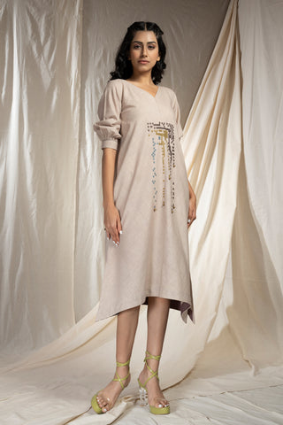 Hand Woven - Hand Spun Organic Khadi Reversible Dress