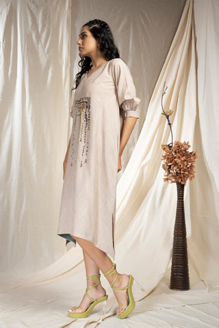 Hand Woven - Hand Spun Organic Khadi Reversible Dress