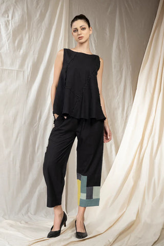 Patch Party-Jade Black Co-Ord Set