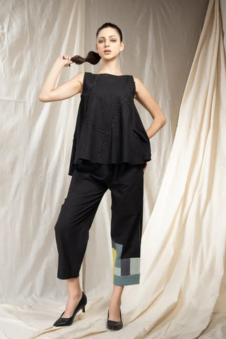 Patch Party-Jade Black Co-Ord Set