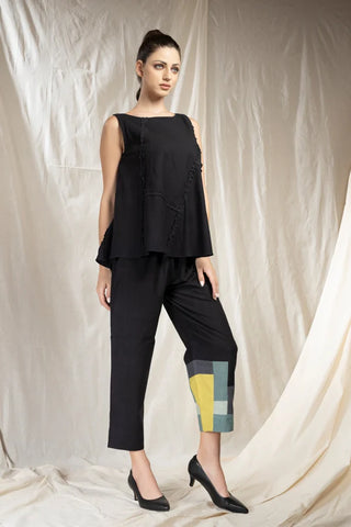 Patch Party-Jade Black Co-Ord Set