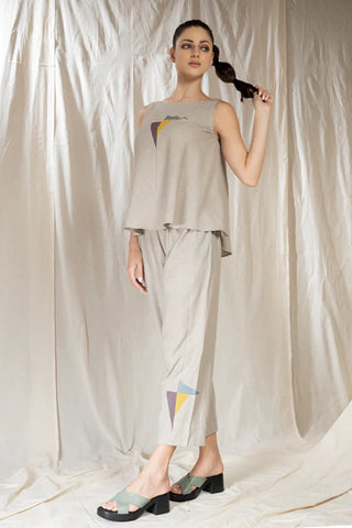 Eco Angles-Applique Co-Ord Set