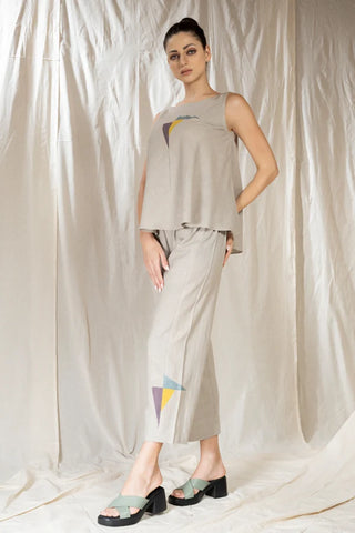 Eco Angles-Applique Co-Ord Set