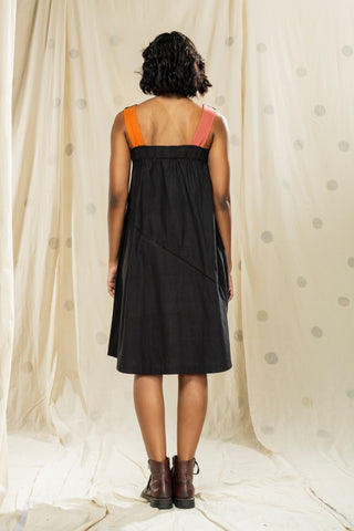 Striped Legacy- Biodegradable Sleeveless Applique Dress