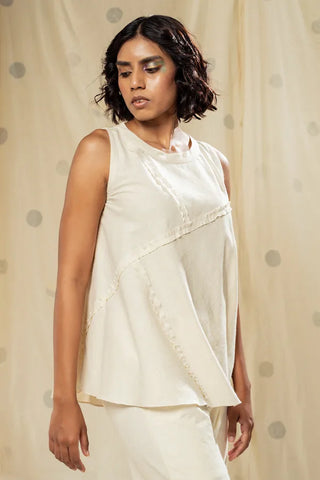 Simple Essence-Timeless Sleeveless Co-Ord Set