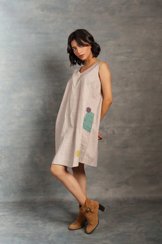 Handcrafted Khadi Applique Ensemble – Timeless Elegance, Ethically Made