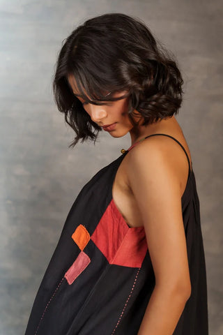 Sustainable Women Khadi Dress with Hand Embroidery – Ethically Crafted